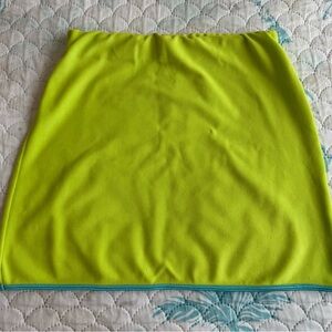 Frankie's Bikinis Lime Green Terrycloth Mini